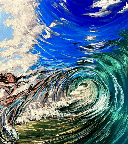 Crystal wave 2 von Elena Dmitrenko, Malerei kaufen auf Singulart