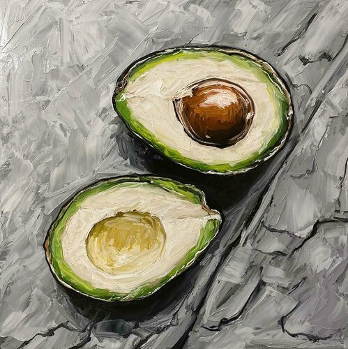 Avocado #4 van Elena Dmitrenko, Schilderij te koop op Singulart