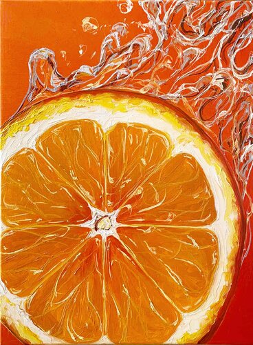 Orange von Elena Dmitrenko, Malerei kaufen auf Singulart