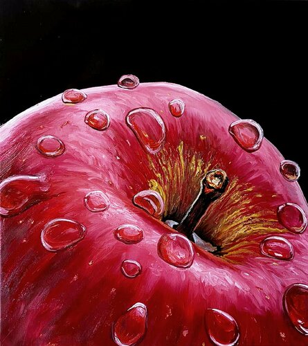Red Apple di Elena Dmitrenko, Pittura in vendita su Singulart