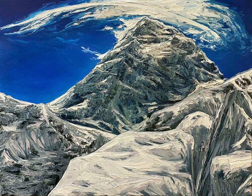 Mount Everest von Elena Dmitrenko, Malerei kaufen auf Singulart