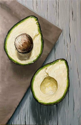 Avocado von Elena Dmitrenko, Malerei kaufen auf Singulart