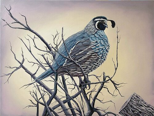 Quail di Elena Dmitrenko, Pittura in vendita su Singulart