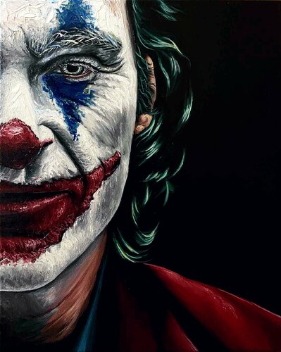 Joker  (Joaquin Phoenix) di Elena Dmitrenko, Pittura in vendita su Singulart