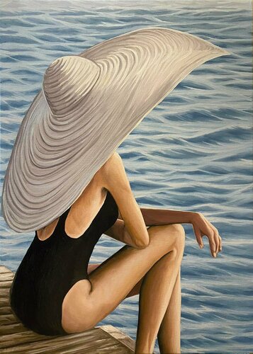 Pleasant moment par Elena Dmitrenko, Peinture en vente sur Singulart