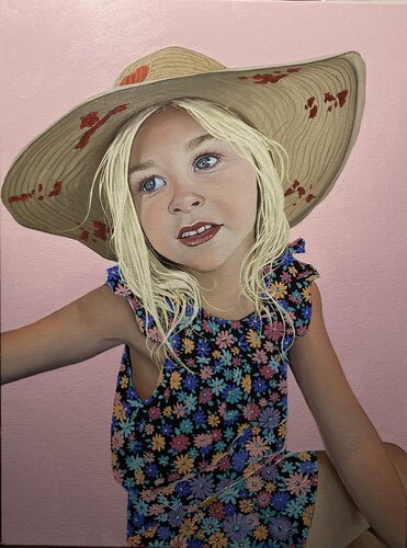 Commission portrait of a Girl di Elena Dmitrenko, Pittura in vendita su Singulart