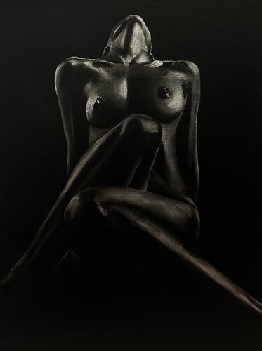 Hidden van Elena Dmitrenko, Schilderij te koop op Singulart
