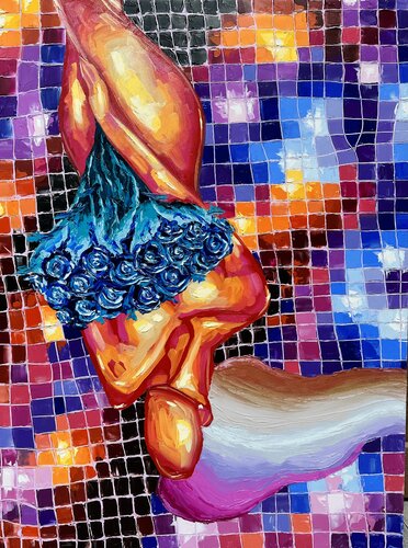 Universe in puzzles von Elena Dmitrenko, Malerei kaufen auf Singulart