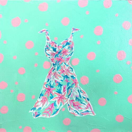 Cute dress 2 par Elena Dmitrenko, Peinture en vente sur Singulart