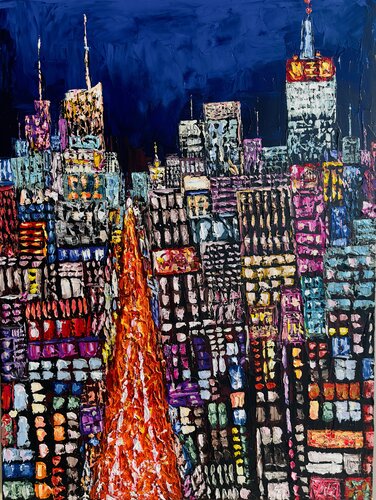 New York, New York! von Elena Dmitrenko, Malerei kaufen auf Singulart