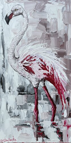 Flamingo von Elena Dmitrenko, Malerei kaufen auf Singulart