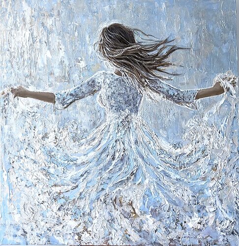 Running to Freedom di Elena Dmitrenko, Pittura in vendita su Singulart