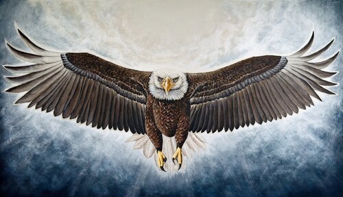 Eagle par Elena Dmitrenko, Peinture en vente sur Singulart
