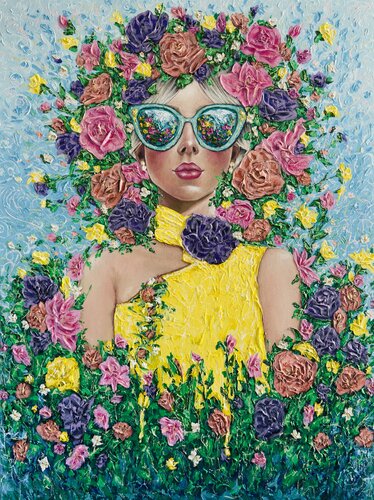 Majesty of Spring par Elena Dmitrenko, Peinture en vente sur Singulart