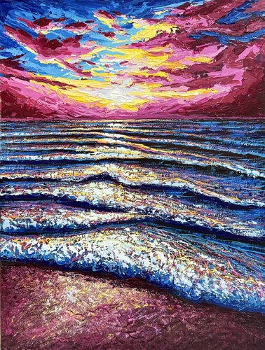 Vanilla Sunset van Elena Dmitrenko, Schilderij te koop op Singulart