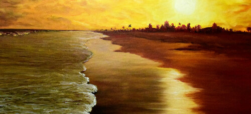 My best summer evening van Elena Dmitrenko, Schilderij te koop op Singulart