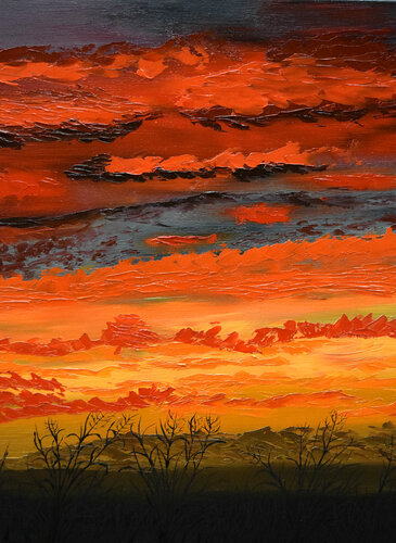 Bright Sky van Elena Dmitrenko, Schilderij te koop op Singulart