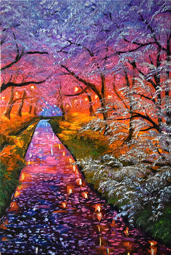 Dreamy park di Elena Dmitrenko, Pittura in vendita su Singulart