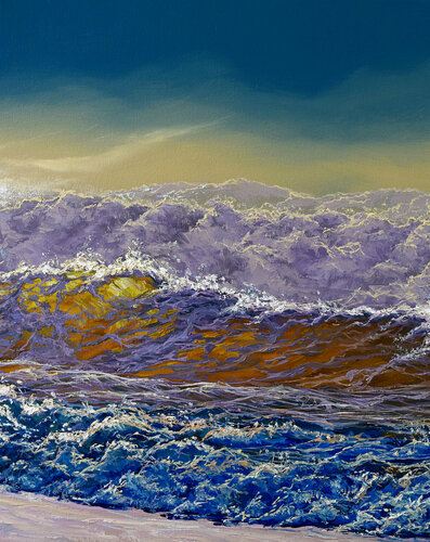 Colors of ocean di Elena Dmitrenko, Pittura in vendita su Singulart