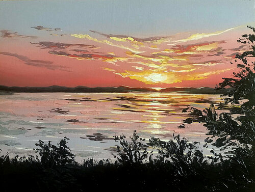 Chobe national park 2 di Elena Dmitrenko, Pittura in vendita su Singulart