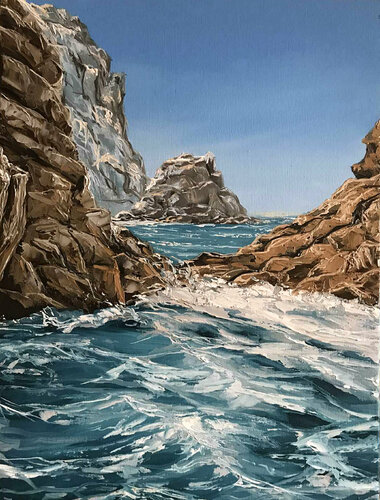 Near Ocean di Elena Dmitrenko, Pittura in vendita su Singulart