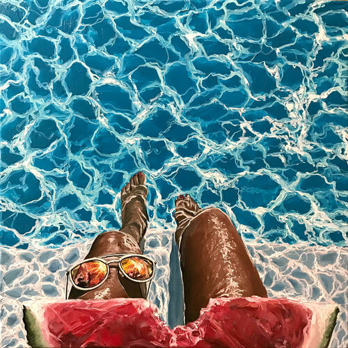 Yummy summer day di Elena Dmitrenko, Pittura in vendita su Singulart