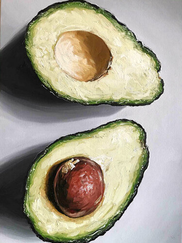 Avocado #2 di Elena Dmitrenko, Pittura in vendita su Singulart