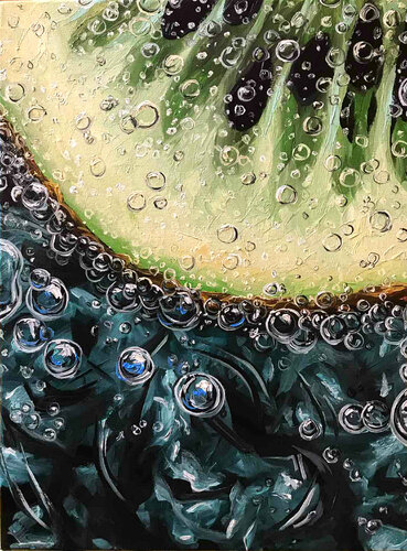 Kiwi fruit by Elena Dmitrenko, Painting for Sale on Singulart