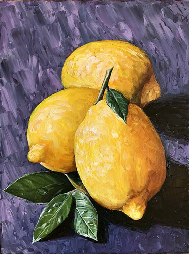 Lemons von Elena Dmitrenko, Malerei kaufen auf Singulart