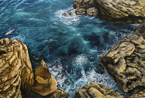 Oceanic Paradise di Elena Dmitrenko, Pittura in vendita su Singulart