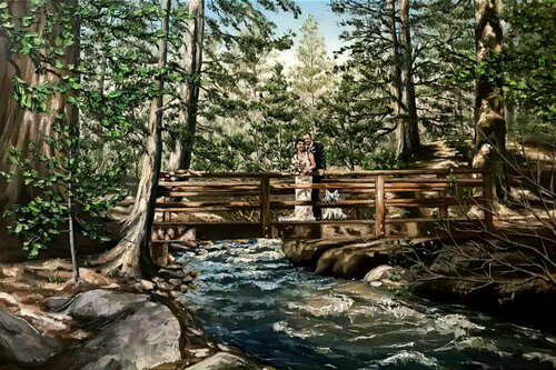 Сommission portrait di Elena Dmitrenko, Pittura in vendita su Singulart