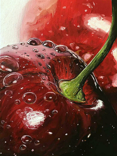 Cherry di Elena Dmitrenko, Pittura in vendita su Singulart