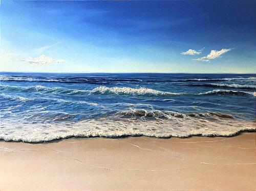 Dreams of blue di Elena Dmitrenko, Pittura in vendita su Singulart