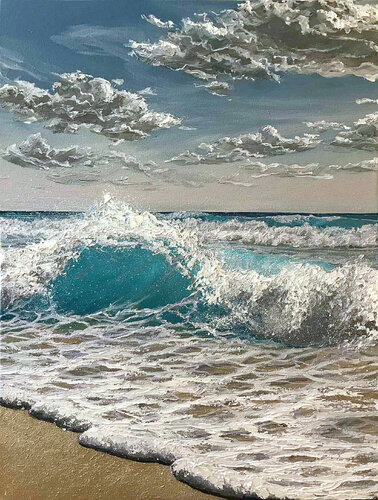 Ocean breeze di Elena Dmitrenko, Pittura in vendita su Singulart