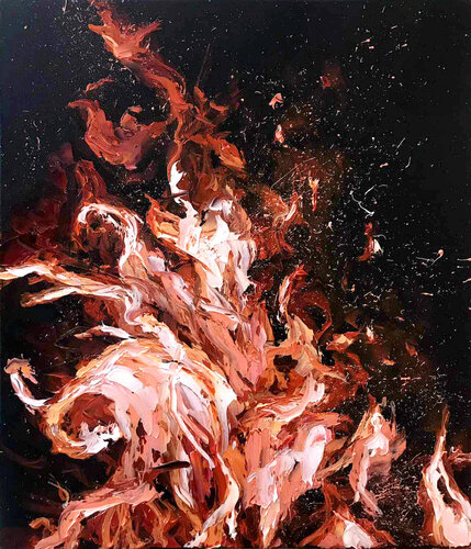Fire di Elena Dmitrenko, Pittura in vendita su Singulart