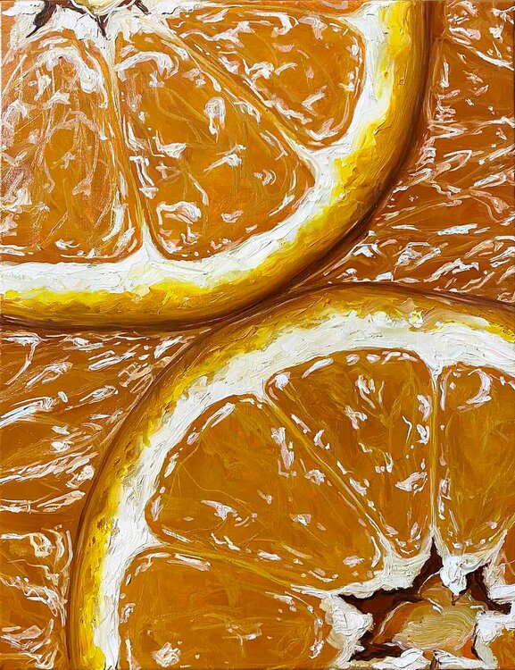 Orange slice Elena Dmitrenko