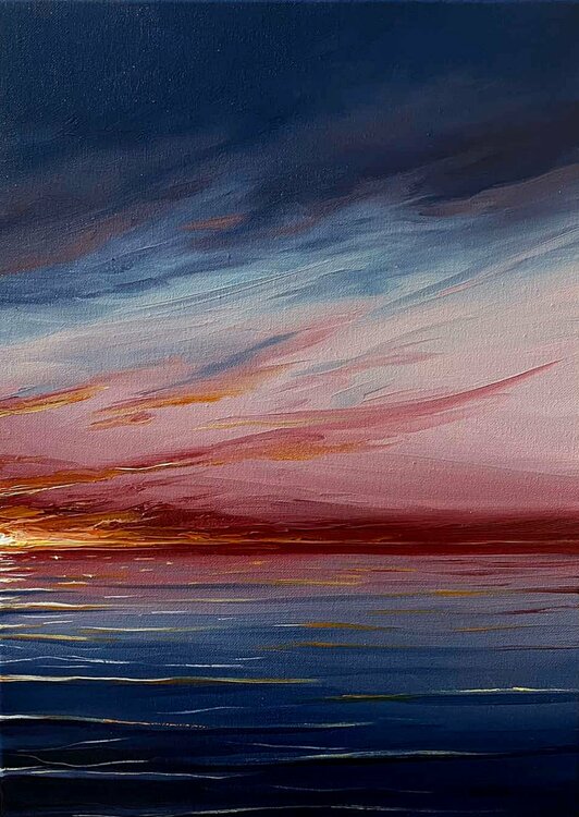 Violet sunset Elena Dmitrenko