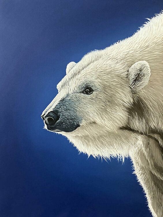 White bear Elena Dmitrenko