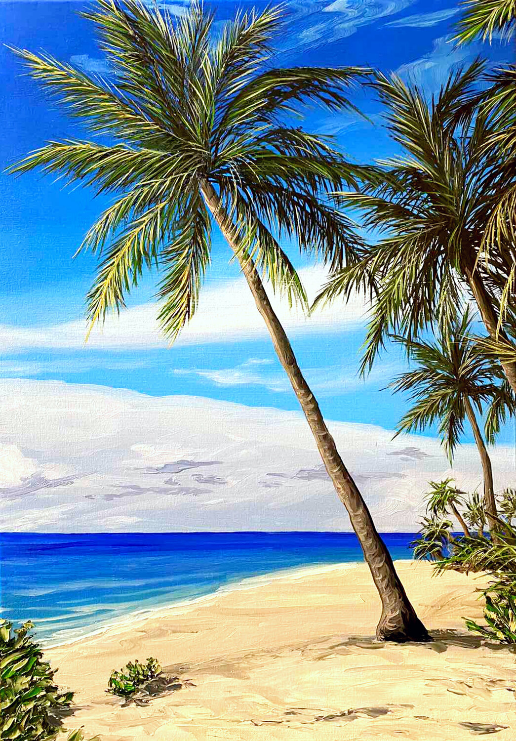 Palms beach Elena Dmitrenko