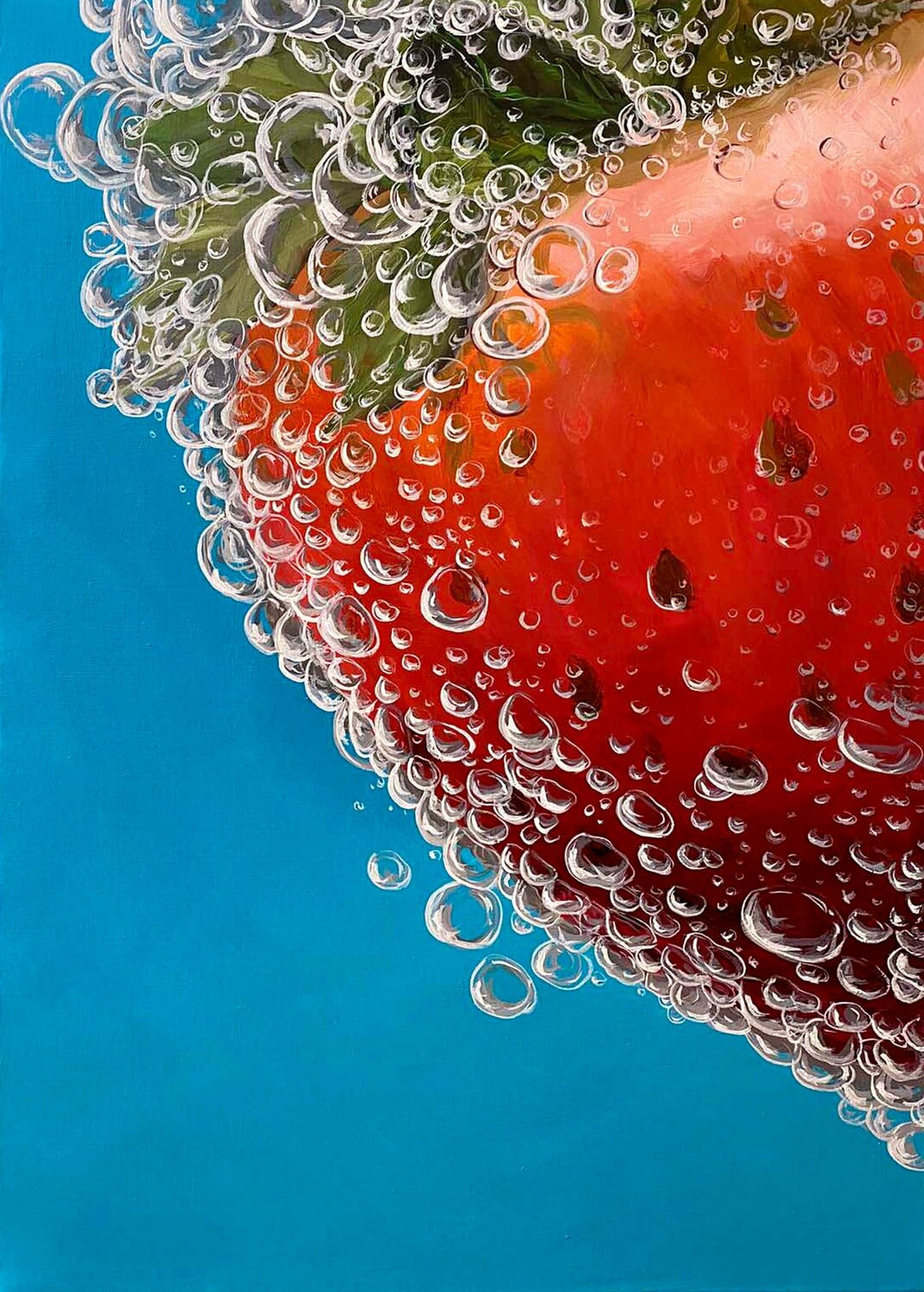 Strawberry Underwater 2 Elena Dmitrenko