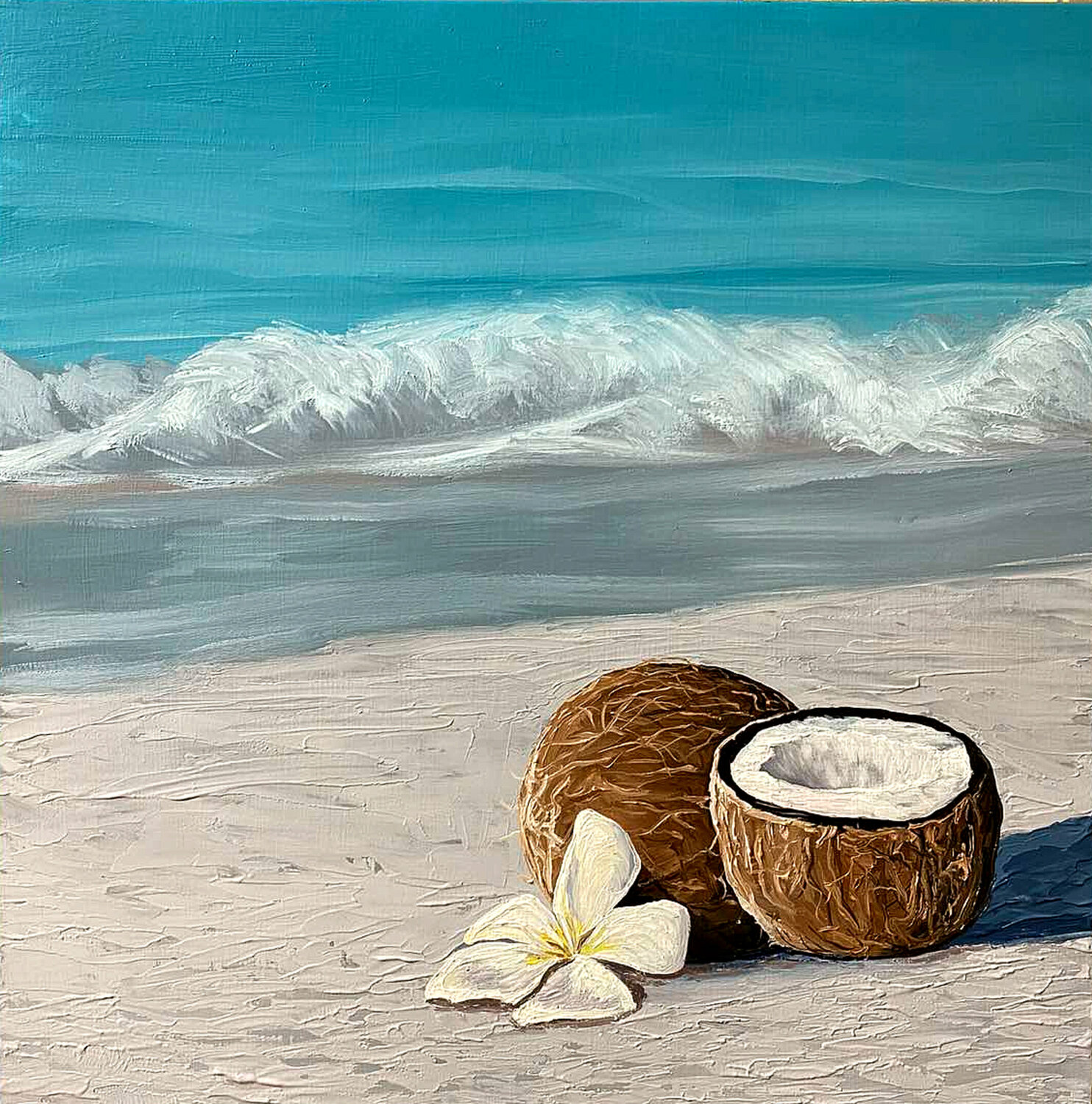 Coconut. Beach Elena Dmitrenko