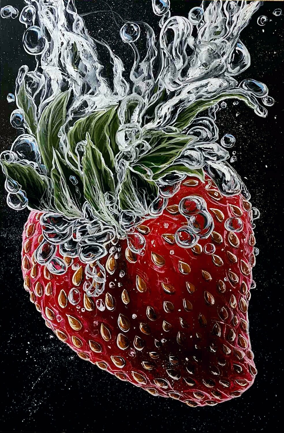 Strawberry Underwater (2) Elena Dmitrenko