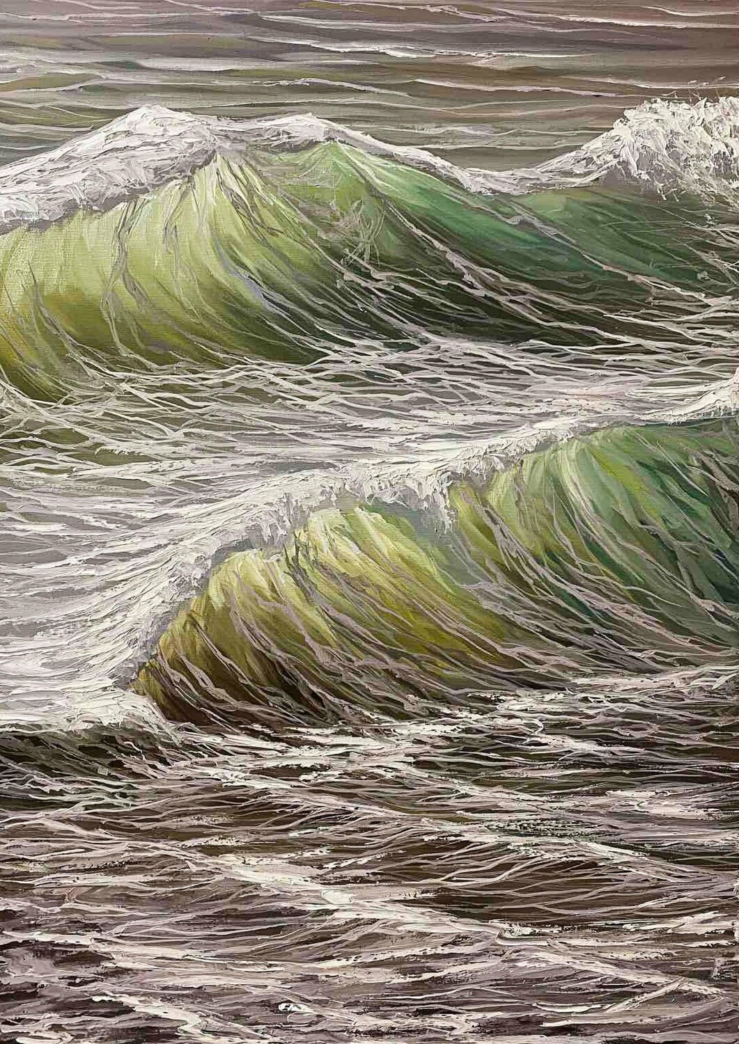 Ocean, Waves, Morning Elena Dmitrenko