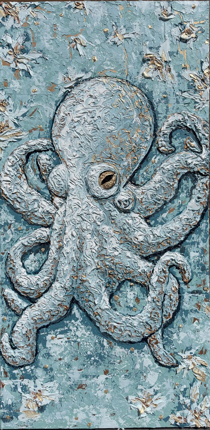 Golden Eye ( octopus) Elena Dmitrenko