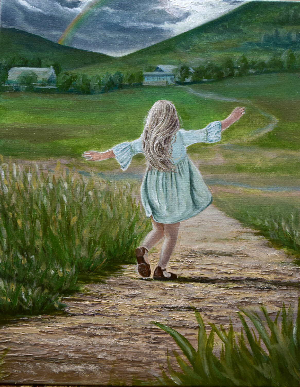 Running to the time of joy Elena Dmitrenko