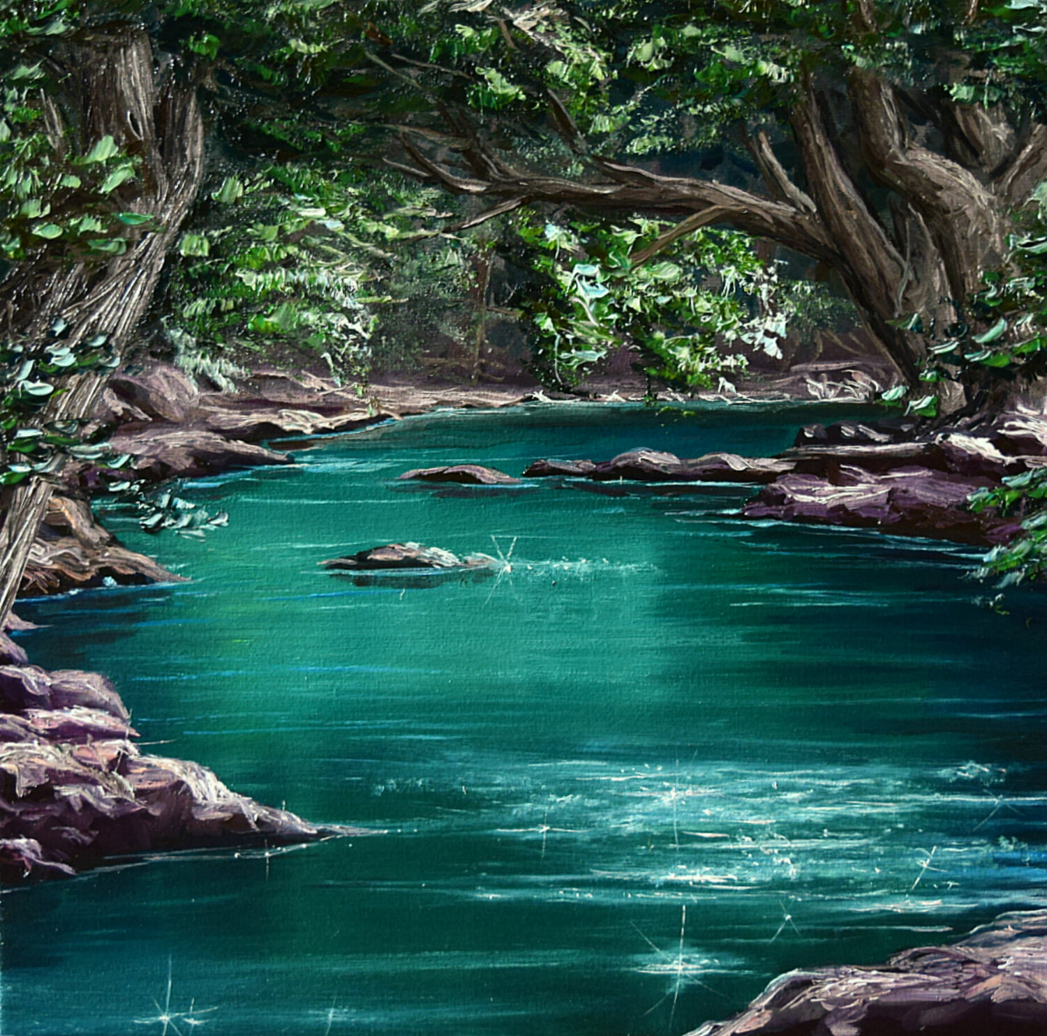 Emerald green Elena Dmitrenko