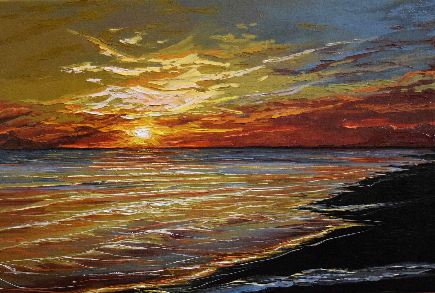 Bright sunset Elena Dmitrenko
