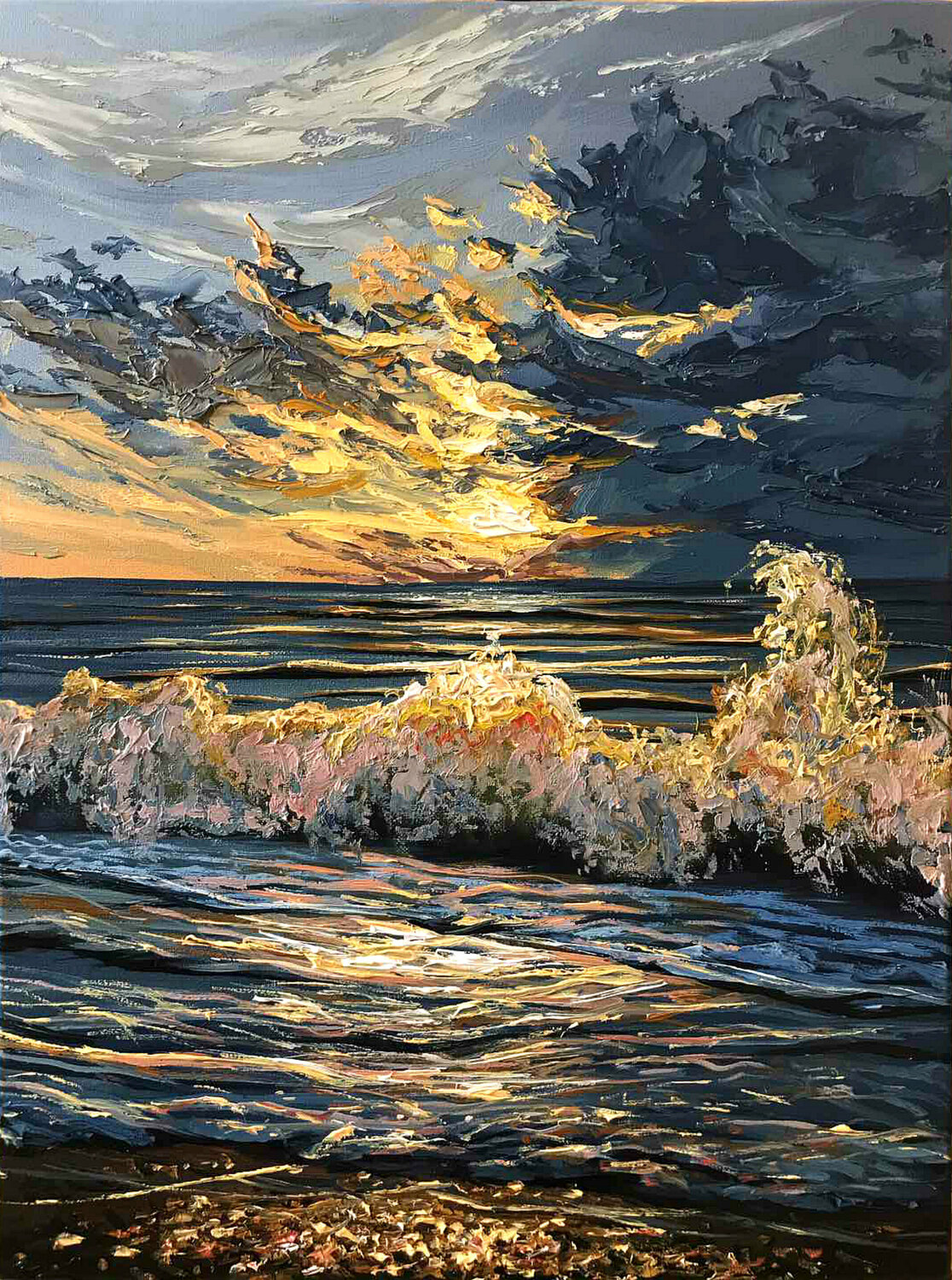 Golden Sunset Elena Dmitrenko