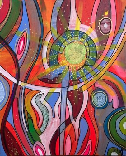 EloA n°17 di Elodie Adam, Pittura in vendita su Singulart