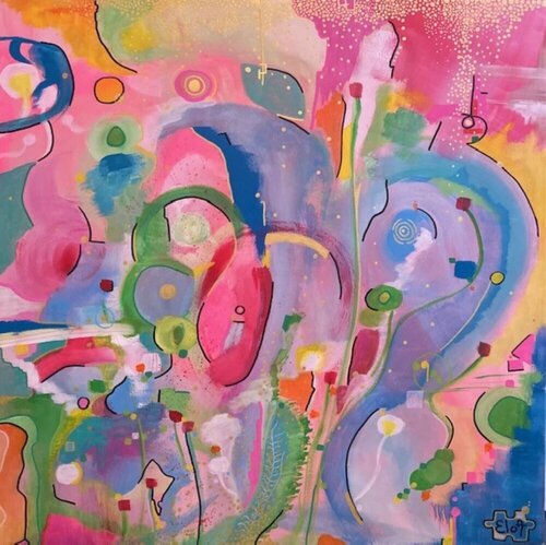Printemps di Elodie Adam, Pittura in vendita su Singulart